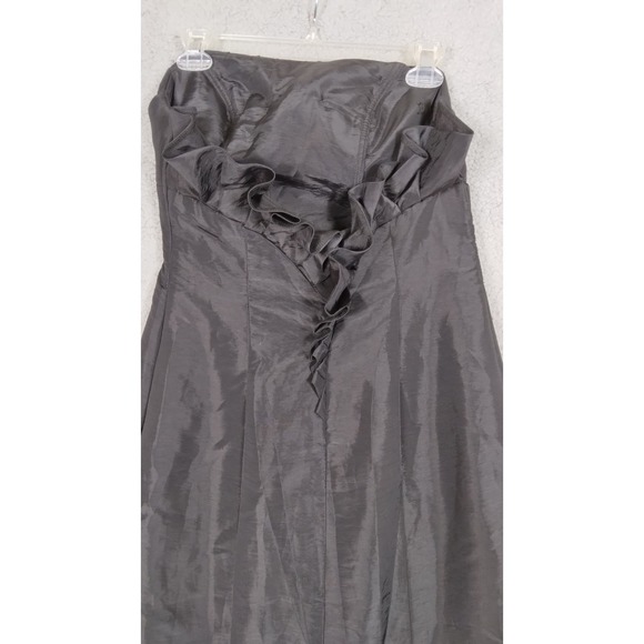 Jim Hjelm Ocassions strapless dress size 12 black strapless gown maxi length - Picture 12 of 13